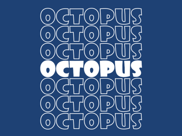 Octopus SVG Cut File for Crafting & Design