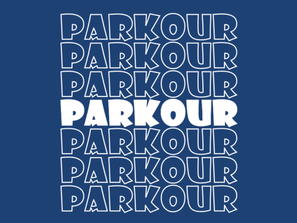 Parkour SVG Cut File