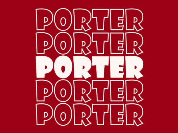 Porter SVG Cut File: Precision Scalable Designs
