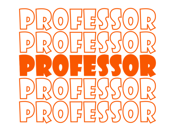 Professor SVG Cut File