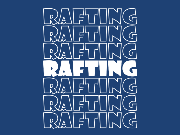 Rafting SVG Cut File: Your All-Terrain Design Asset for Crafters, Educators, and Small Businesses