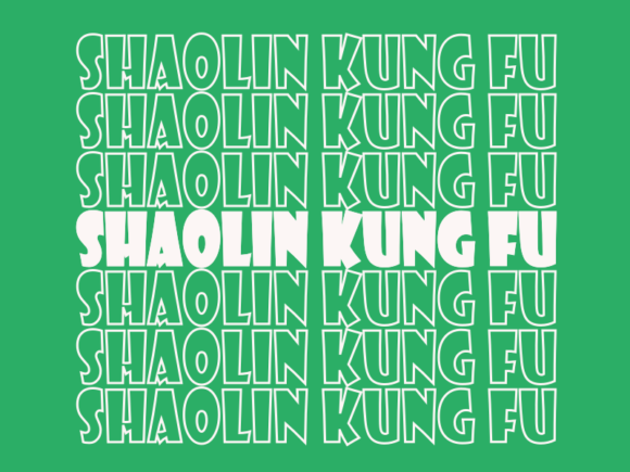 Shaolin Kung Fu SVG Cut File
