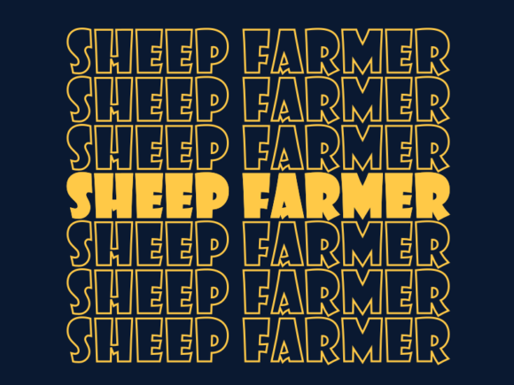 Sheep Farmer SVG Cut File