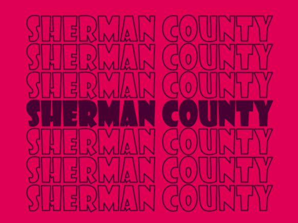 Sherman County SVG Cut File