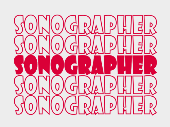 Sonographer SVG Cut File