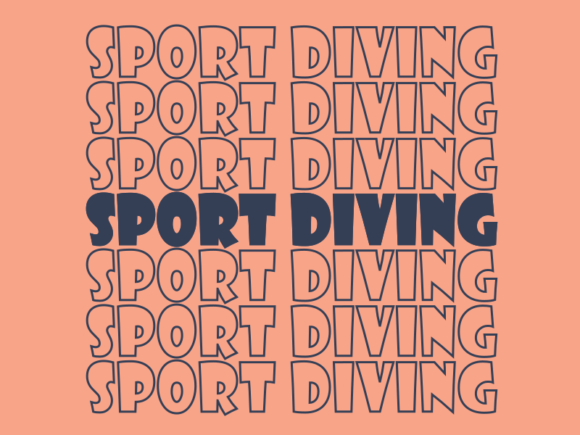 Sport Diving SVG Cut File